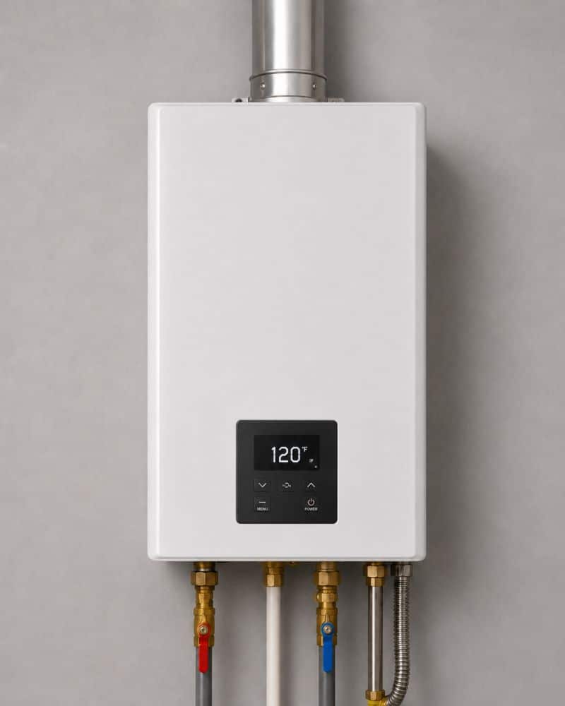 example tankless water heater